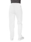 Adar Women's Comfort Elastic Drawstring Cargo Pants - Charcoal - Ceil Blue - White