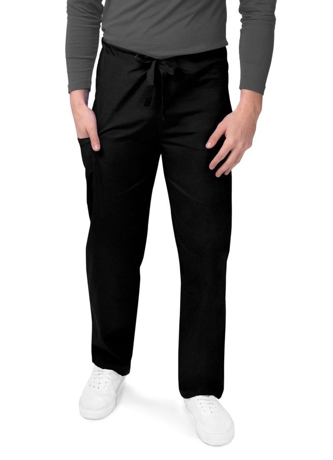 Adar Unisex Drawstring Pants - Black - Burgundy - Charcoal