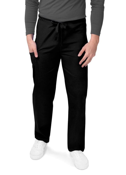 Adar Unisex Drawstring Pants - Black - Burgundy - Charcoal