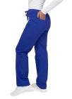 Adar Unisex Drawstring Pants - Royal Blue - Turquoise - White