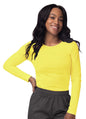 Adar Women's Long Sleeve Comfort Underscrub Tee 1