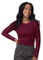 Adar Women's Long Sleeve Comfort Underscrub Tee 1