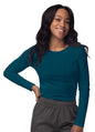 Adar Women's Long Sleeve Comfort Underscrub Tee 1