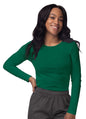 Adar Women's Long Sleeve Comfort Underscrub Tee 2