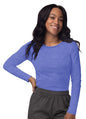 Adar Women's Long Sleeve Comfort Underscrub Tee 4