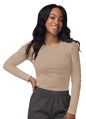Adar Women's Long Sleeve Comfort Underscrub Tee 2