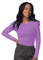 Adar Women's Long Sleeve Comfort Underscrub Tee 2