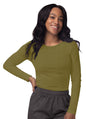 Adar Women's Long Sleeve Comfort Underscrub Tee 2