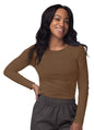 Adar Women's Long Sleeve Comfort Underscrub Tee 2