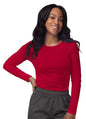 Adar Women's Long Sleeve Comfort Underscrub Tee 3