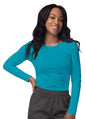 Adar Women's Long Sleeve Comfort Underscrub Tee 3