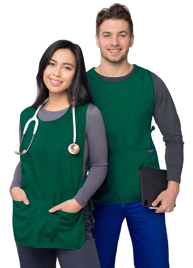 Adar Unisex Cobbler Apron - Hunter Green - Khaki - Ceil Blue 1