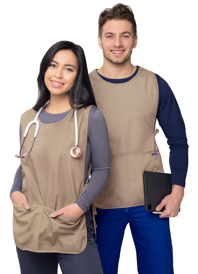 Adar Unisex Cobbler Apron - Hunter Green - Khaki - Ceil Blue 1