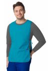 Adar Unisex Cobbler Apron - Sherbet - Turquoise - White