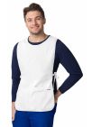 Adar Unisex Cobbler Apron - Sherbet - Turquoise - White