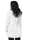 Adar 33" Women's Modern Slim Lab Coat - White