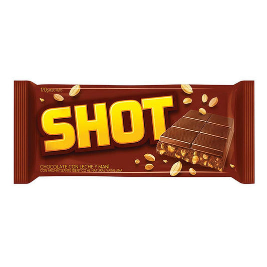 Pampa Direct Shot Milk Chocolate Bar with Peanuts, 170 g / 6 oz bar