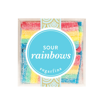 Sugarfina Sour Rainbows Gummy Strips - Candy Cube