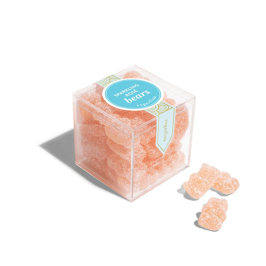 Sugarfina Sparkling Rosé Bears Gummy - Candy Cube