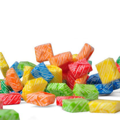 Pampa Direct Sugus Surtidos Soft Candy Blocks Assorted Flavors Strawberry, Orange, Pineapple, Mint, Lemon & Green Apple, Gluten-Free, 700 g / 24.7 oz bag
