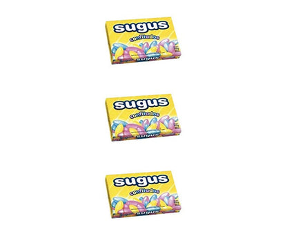 Pampa Direct Sugus Confitados Hard Candy with Soft Interior, 50 g / 1.8 oz box (pack of 3)