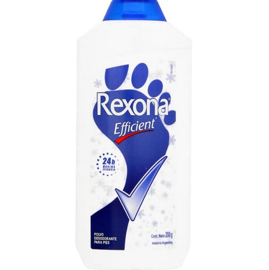 Pampa Direct Rexona Efficient Original Talco Para Pies Shoe Deodorant Talcum Powder, 200 g / 7.05 oz