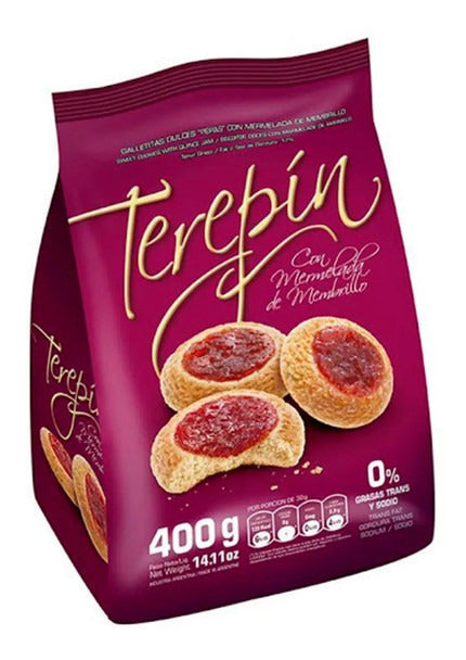 Pampa Direct Terepin Membrillo Pepas Mermelada Quince Jelly "Pepas" Sweet Cookies, 400 g / 14.1 oz