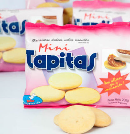 Pampa Direct Mini Tapitas Para Alfajores de Maicena Vanilla Cookies Ideal for Cornstarch Alfajores, 400 g / 14.1 oz (pack of 3)