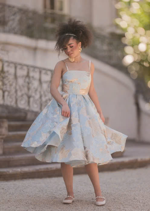 JessaKae Brielle Dress - Moonbeam