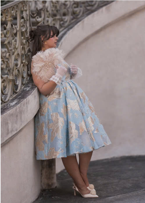 JessaKae Brielle Dress - Moonbeam