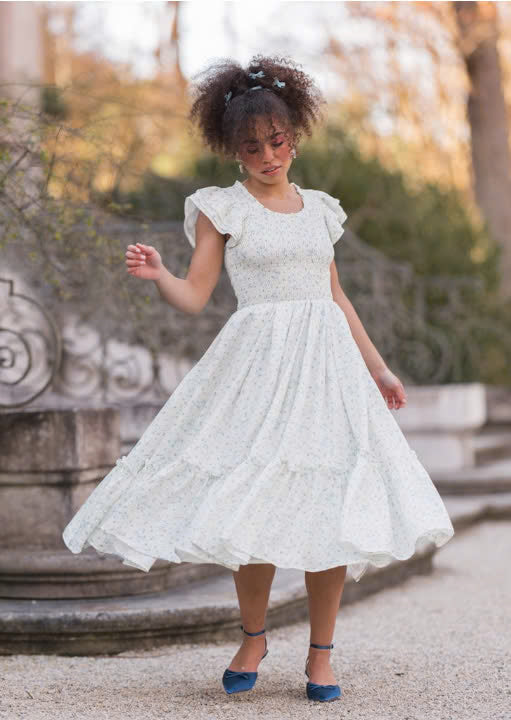 JessaKae Swan Serenade Dress - Blue