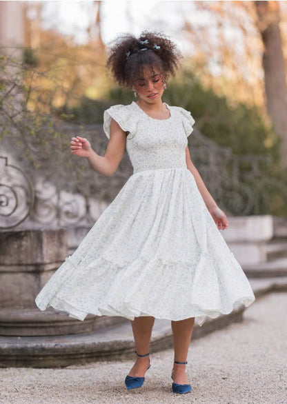 JessaKae Swan Serenade Dress - Blue