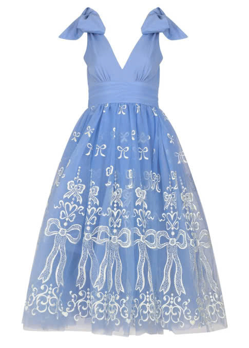 JessaKae Cindy Dress - Blue Ribbon