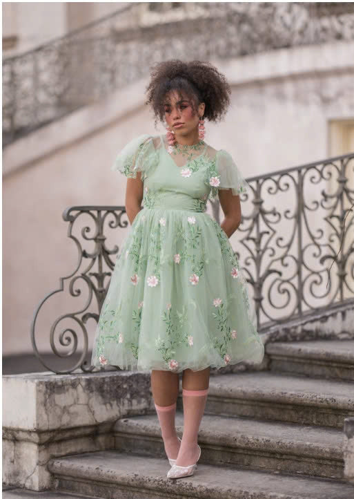 JessaKae Lily Dress - Lily Pad
