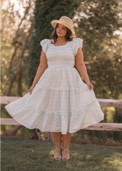 JessaKae Florette Dress - Raindrop