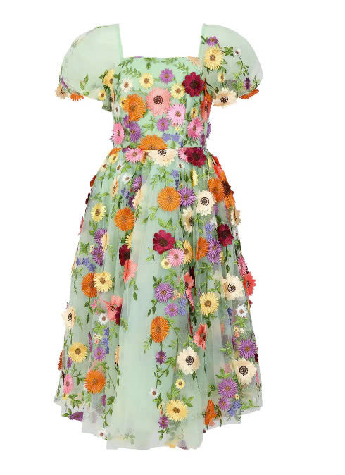 JessaKae Garden Waltz Dress - Meadow Green