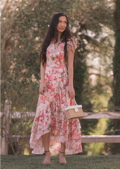JessaKae Daphne Dress - Fuchsia Rose