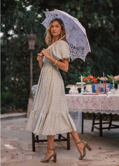 JessaKae Rosie Posie Dress - Tea Green