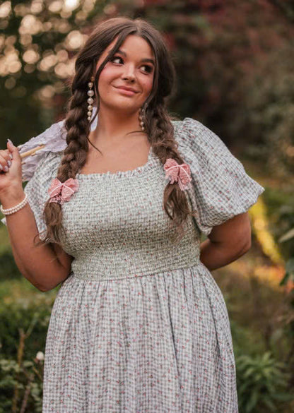 JessaKae Rosie Posie Dress - Tea Green