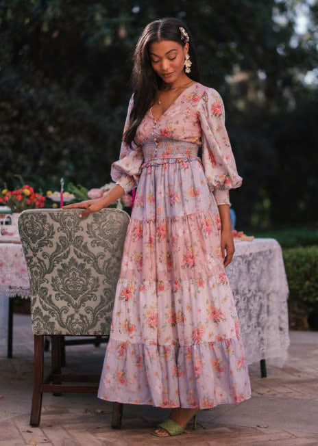 JessaKae Garden Rose Dress - Sweet Peony