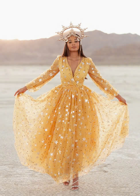 JessaKae Celestia Dress - Sun Goldle