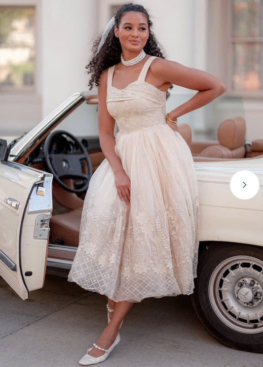 JessaKae Brigette Dress - Moonlit Ivory