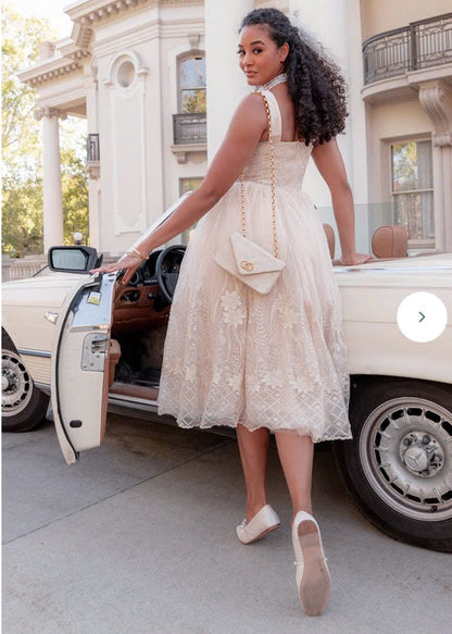 JessaKae Brigette Dress - Moonlit Ivory