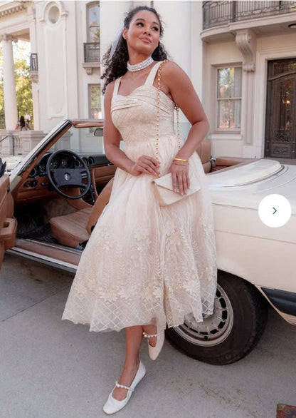 JessaKae Brigette Dress - Moonlit Ivory