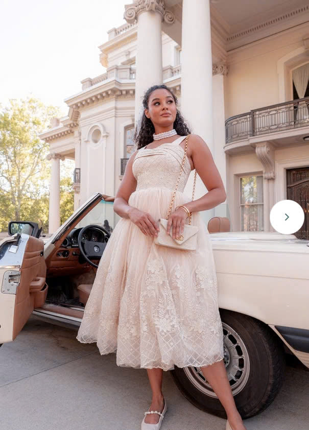JessaKae Brigette Dress - Moonlit Ivory