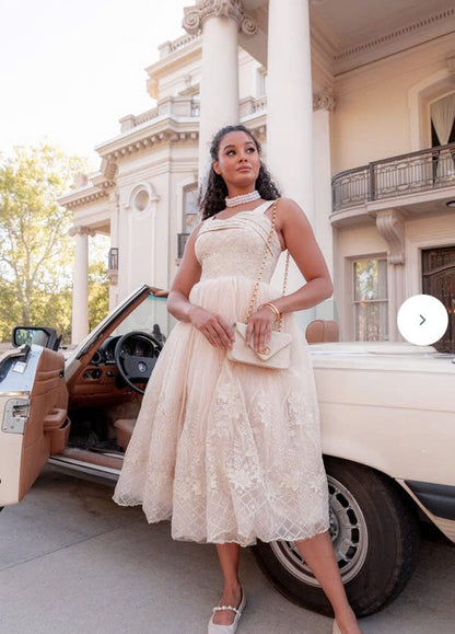 JessaKae Brigette Dress - Moonlit Ivory